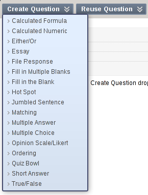 Create Test Question Screenshot