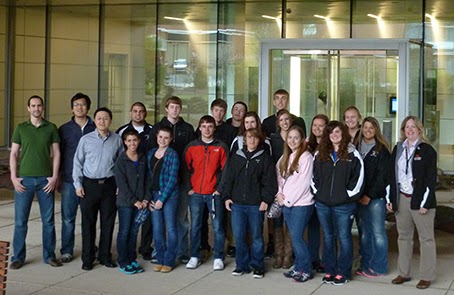 We hosted a group of high school students from the Northern Bedford High School of Loysburg, PA, which is 66 miles from Penn State. 