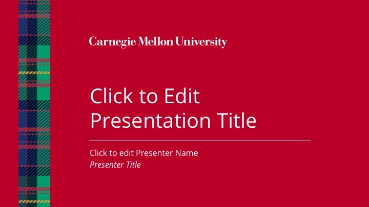 digital tartan PowerPoint presentation thumbnail