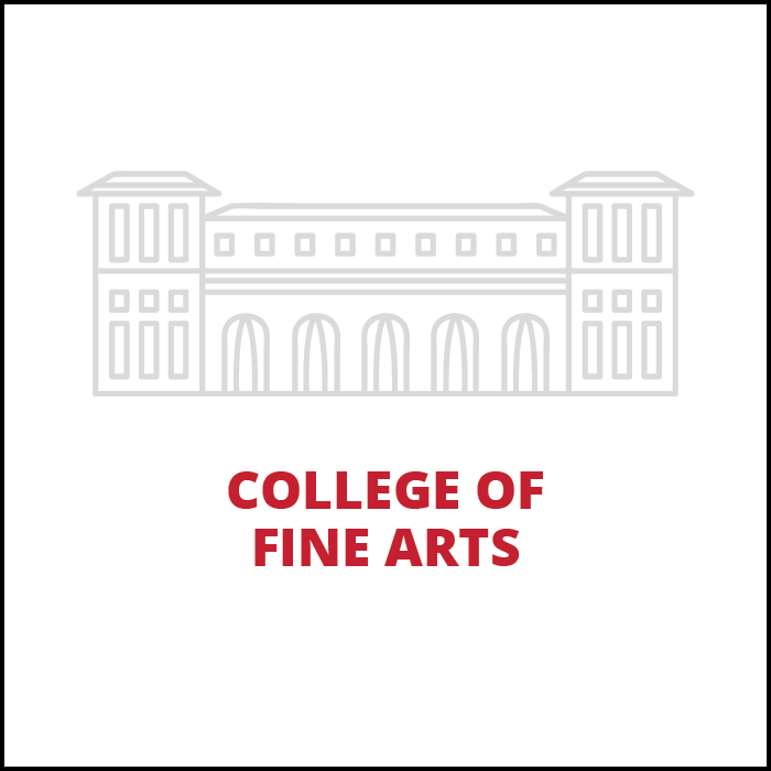 College of Fine Arts building graphic