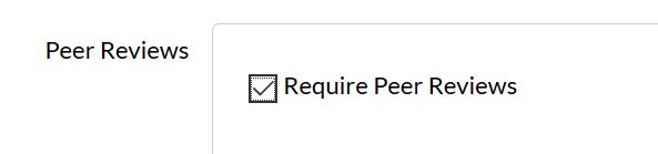 Require Peer Reviews