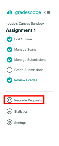 Regrade Requests