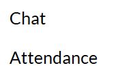 attendance link