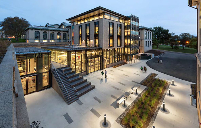 ANSYS Hall Courtyard at Night