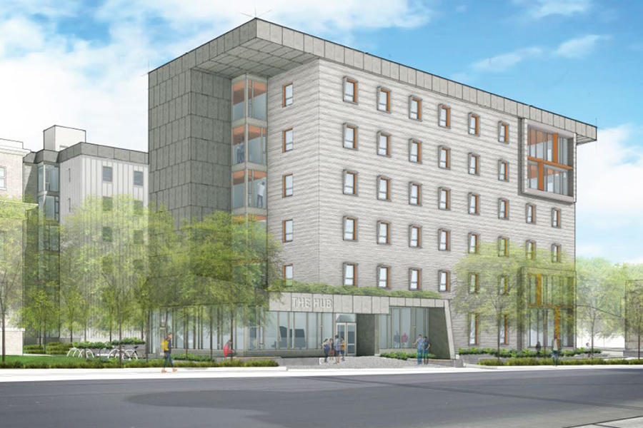 Rendering of Fifth Clyde building