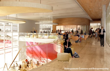 Tepper Quad Undergraduate Commons Rendering