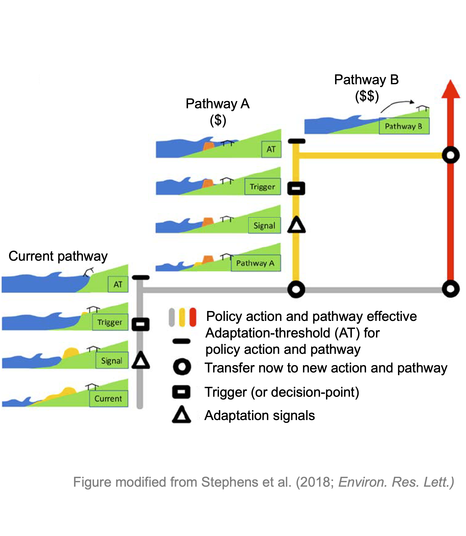 Diagram of dynamic adaptive pathways