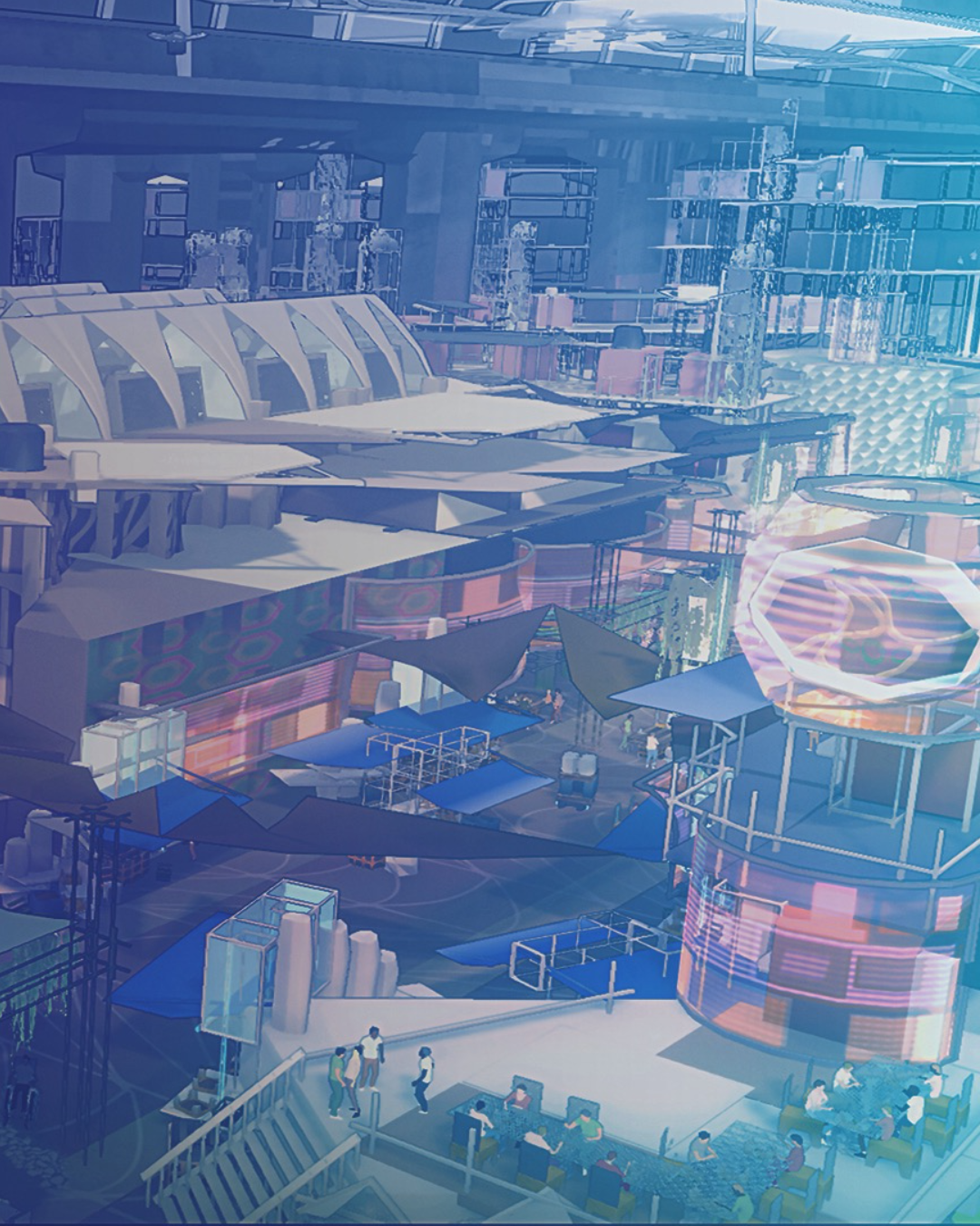 Artistic rendering of future city (ASCE Future World Vision)