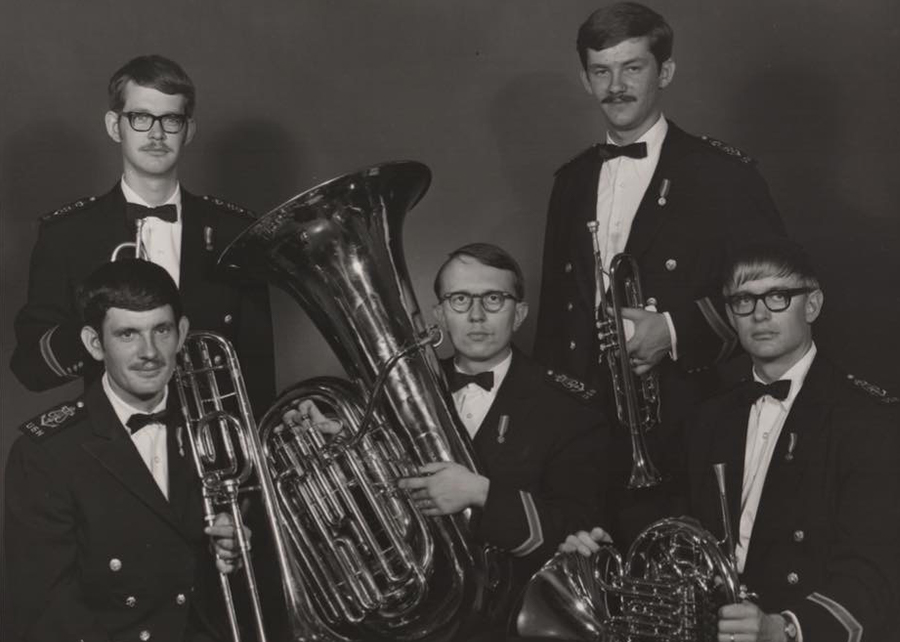 bernie in the tuba band.