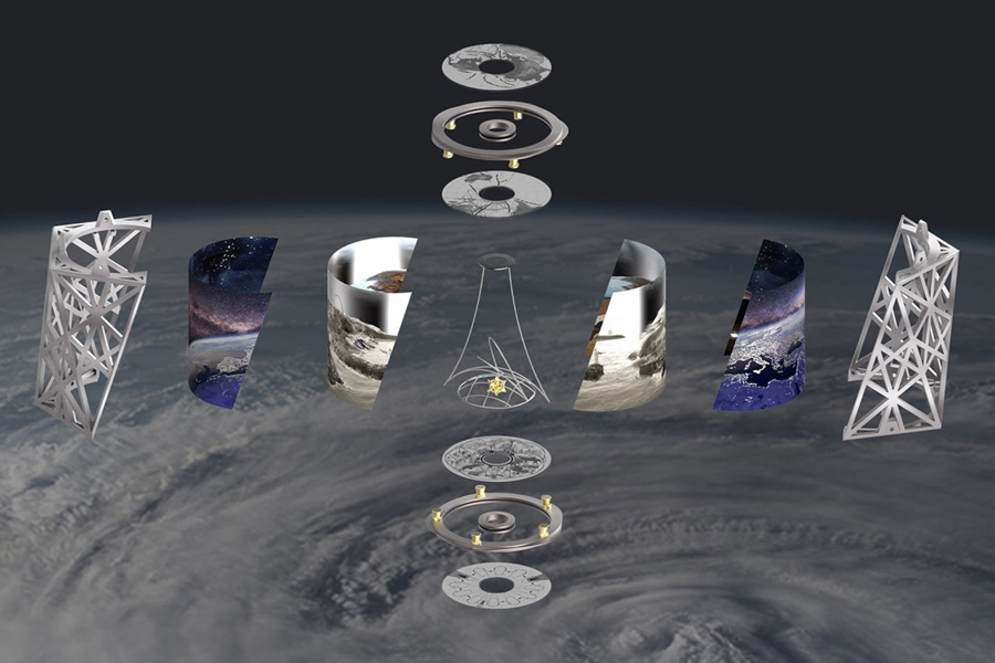 Moon Ark, exploded diagram