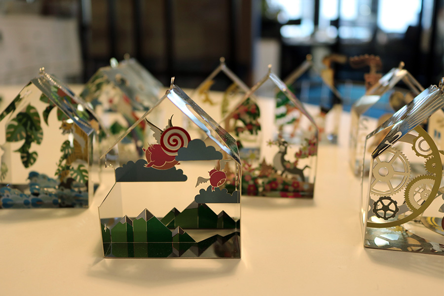 Photo of Christmas ornaments.
