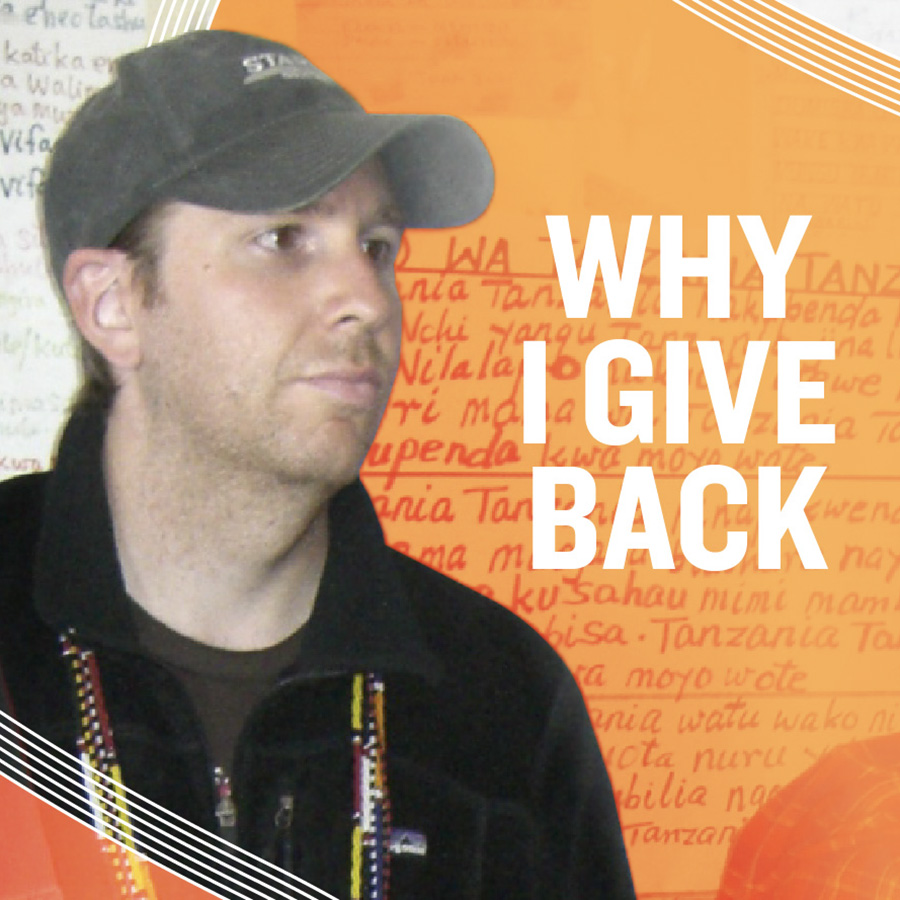 Why I Give Back