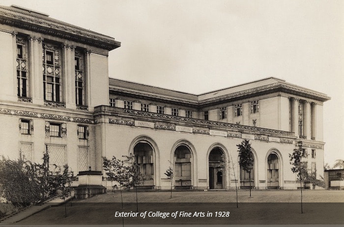 Exterior of CFA in 1928