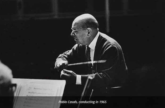 Pablo Casals Conducting