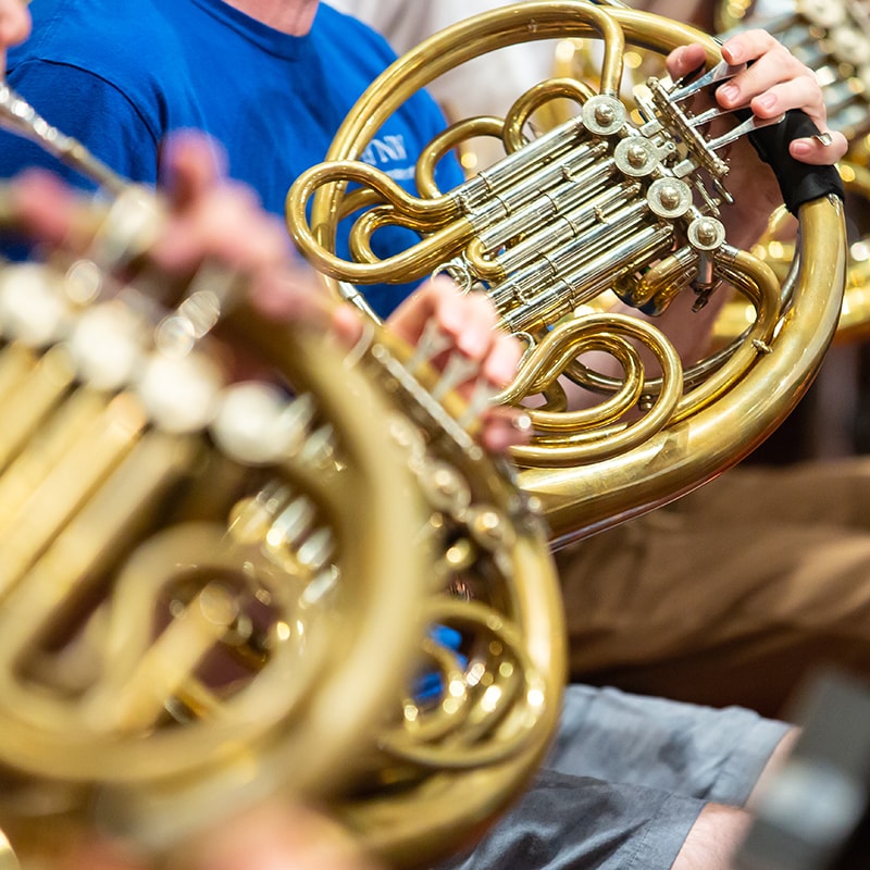 horn players in CMU philharmonic