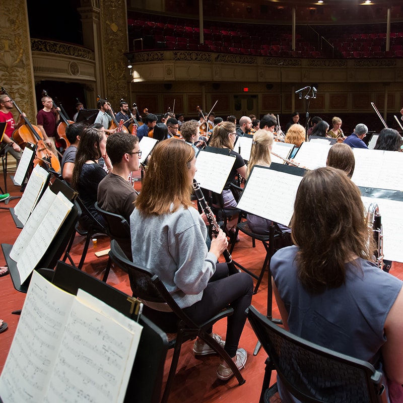 players in CMU Philharmonic