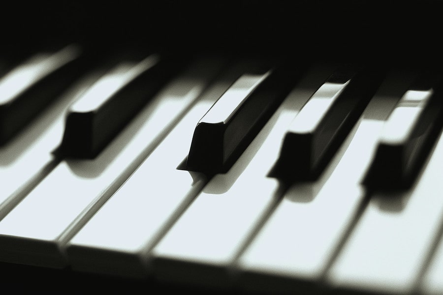 Image of piano keys