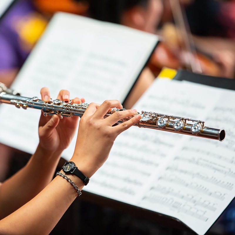 clarinet player in CMU Philharmonic