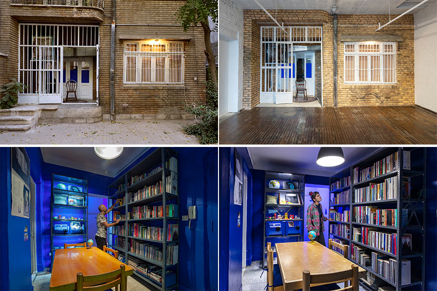 An apartment in Tehran, as shown next to its near-replica in Pittsburgh.