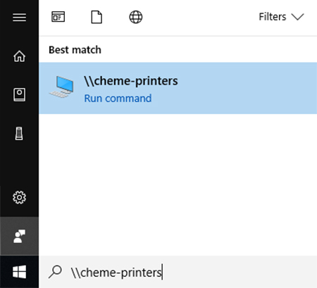 Start Menu - cheme-printers