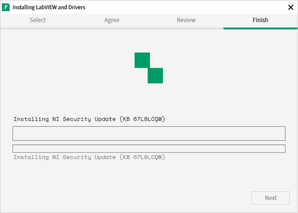 how to install labview completely on a network