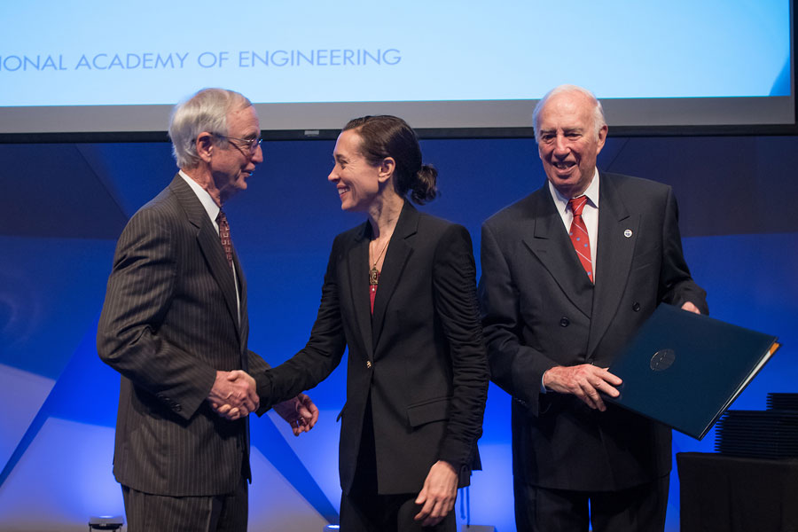 Jennifer Hartt Elisseeff at National Academy of Engineering induction ceremony
