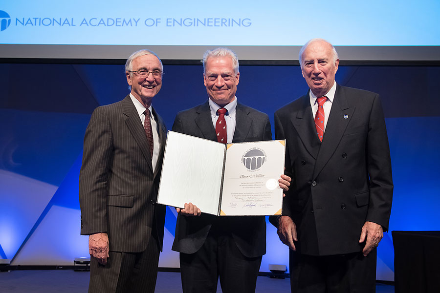 Oliver C. Mullins at National Academy of Engineering induction ceremony