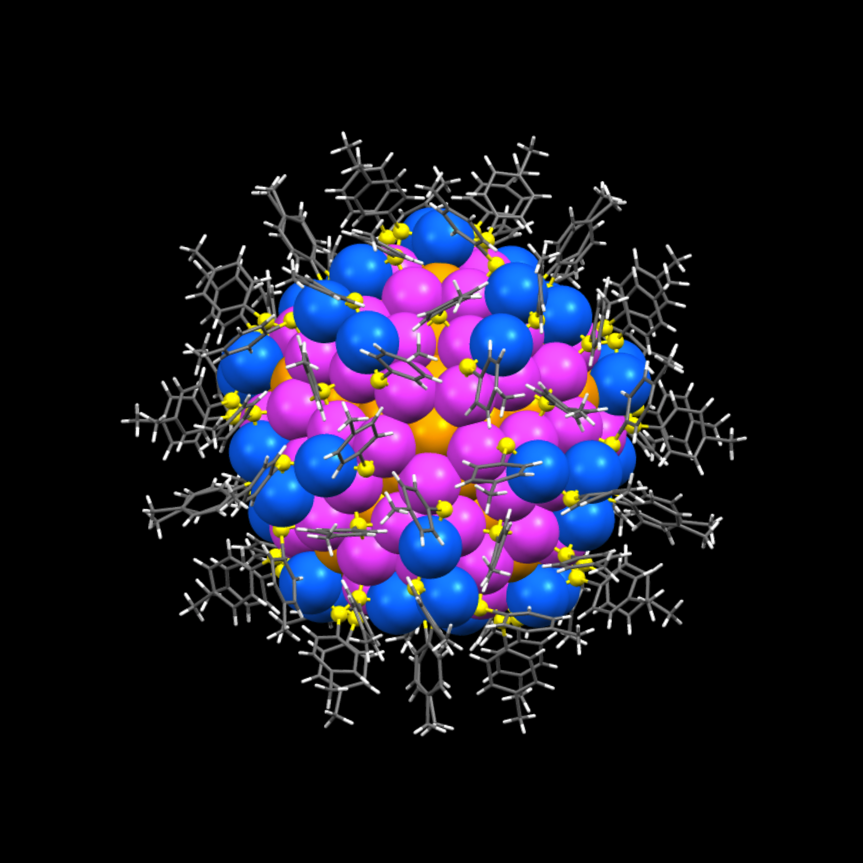 Structure of Au246(SR)80 nanoparticle
