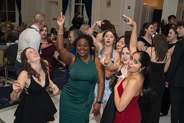 Students dancing at the MCS Ball