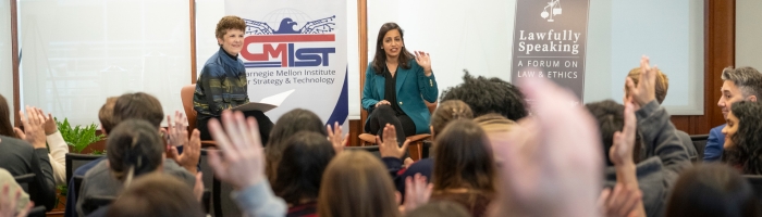 slideshow image- Lawfully Speaking event with Lala Qadir