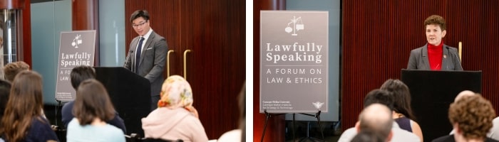 CMIST's Lawfully Speaking: A Forum for Law & Ethics event with John Bellinger