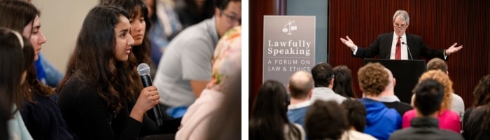 CMIST's Lawfully Speaking: A Forum for Law & Ethics event with John Bellinger
