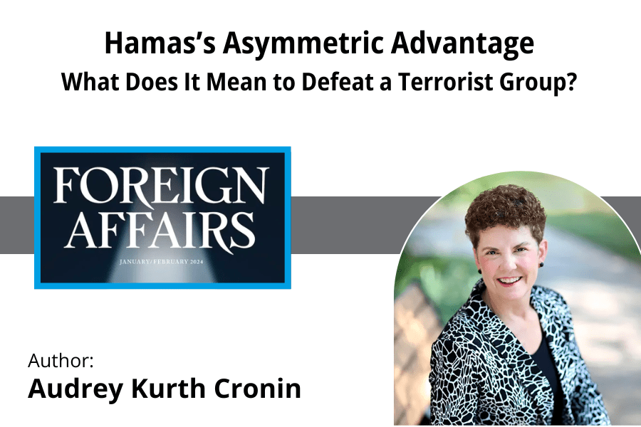 Audrey Kurth Cronin Foreign Affairs article