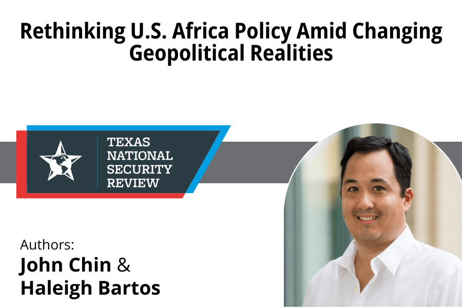 John Chin and Haleigh Bartos Texas National Security Review article