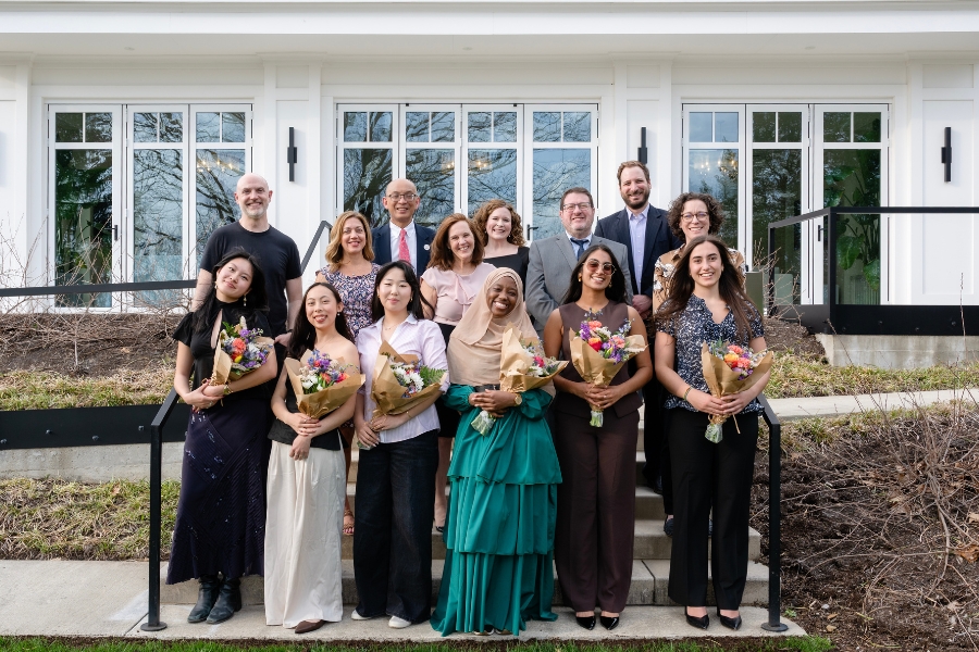 Carnegie Mellon Women's Association award recipients, including Alessandra Handrinos, and their nominators