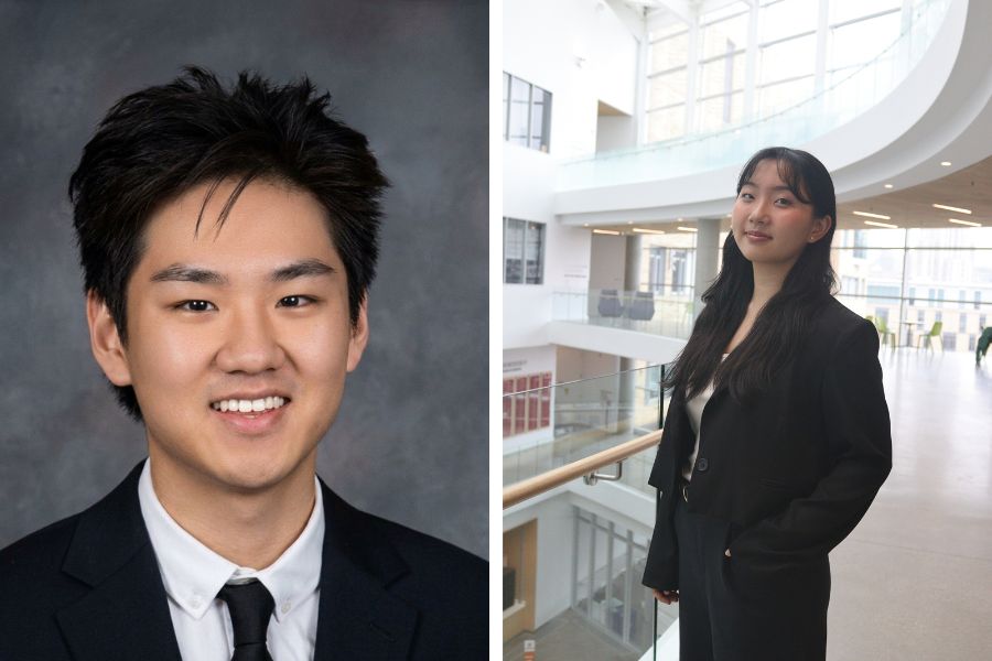 l to r: Justin Lee, Tehya Lim