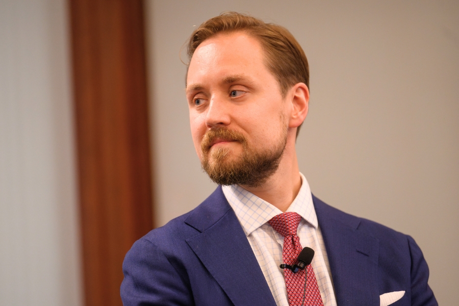 Harry Krejsa as guest speaker at CMIST's Scientists and Strategists, Fall 2024