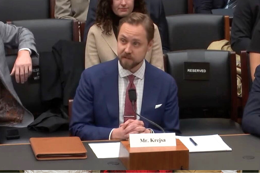 Harry Krejsa testifying