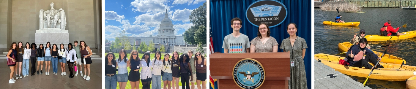 Friedman Trek - students in Washington, DC