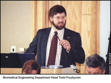 Biomedical Engineering dept head Todd Przybycien