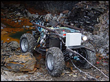 Mine mapping robot