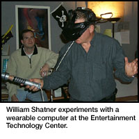 Shatner and the virtual reality wearable