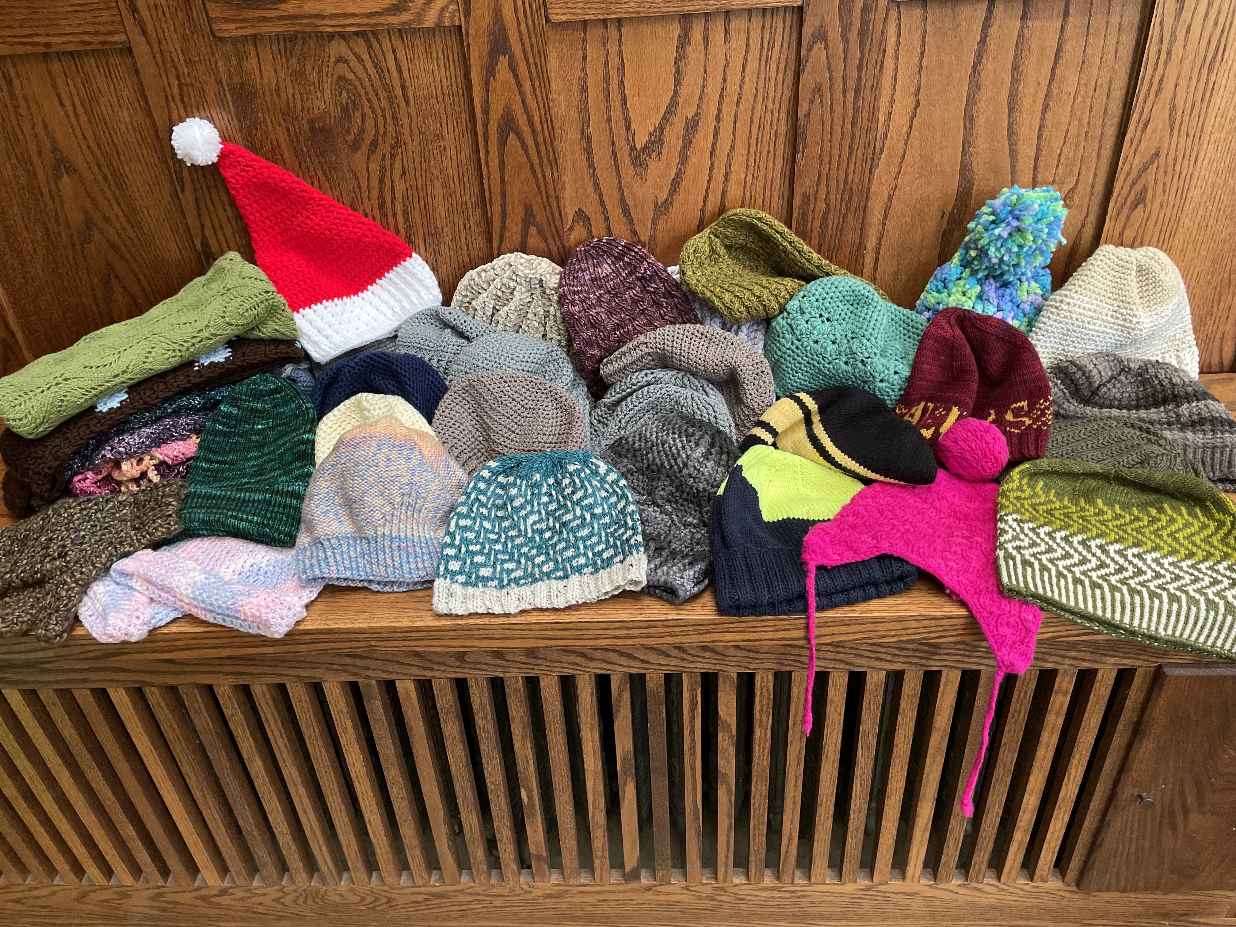 Knitted and crocheted donations