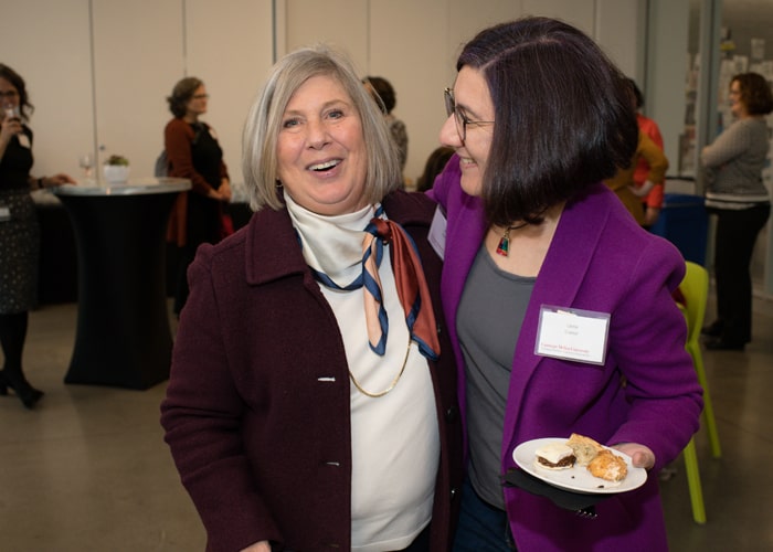 CMWA members share a laugh.