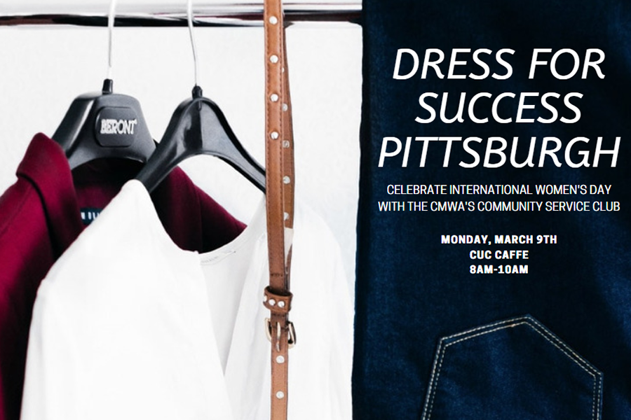 Dress for success clothing graphic