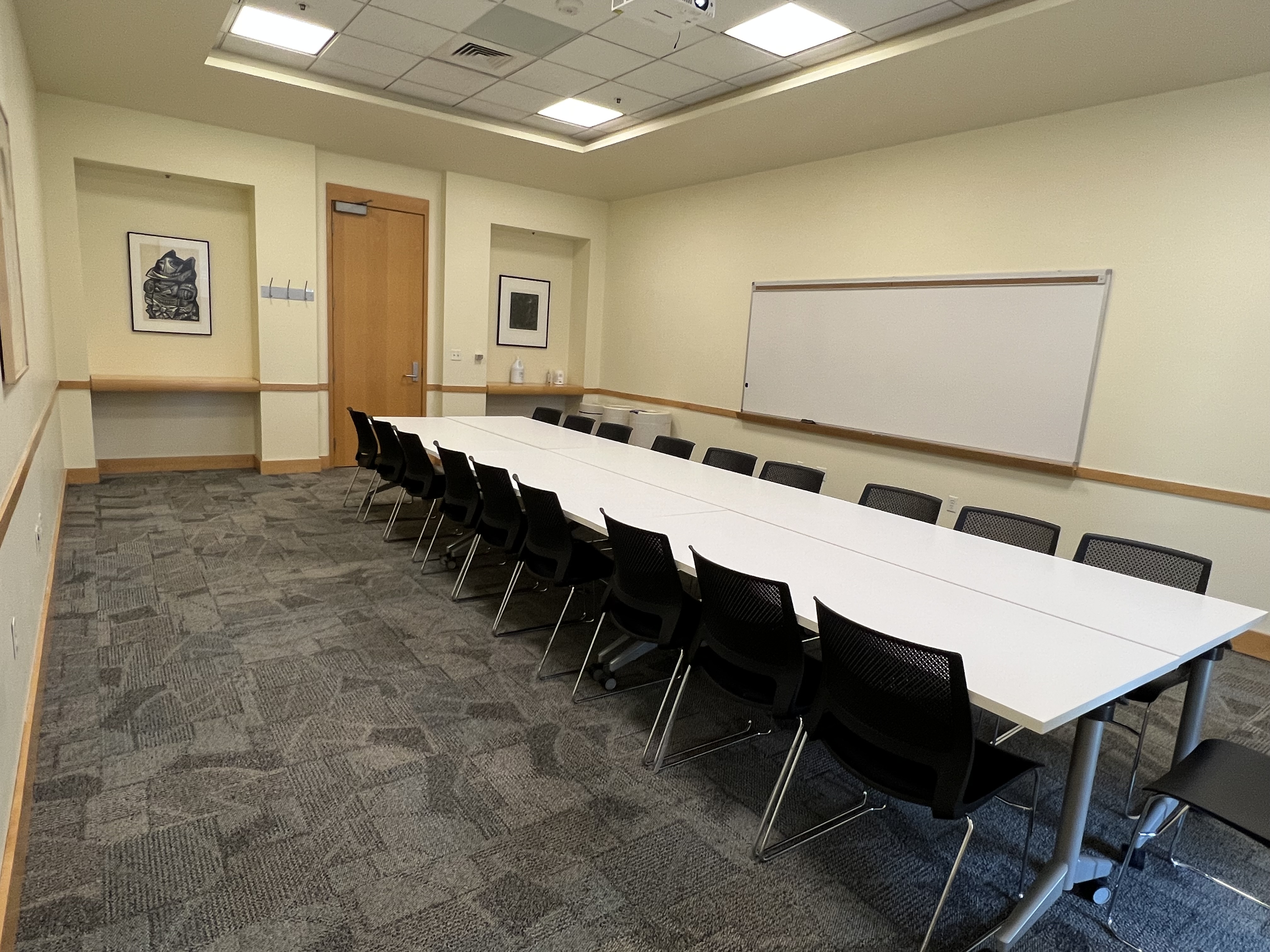 Photo of the Class of 1987 Room with a view toward the entrance door