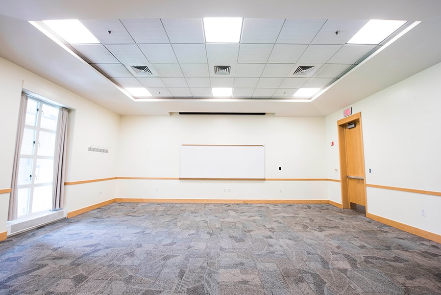 Photo of McKenna, Peter, and Wright room from middle of the room