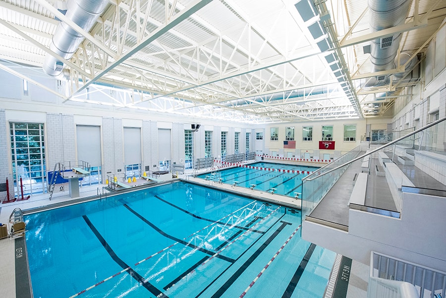 Photo of Swimming and Diving Pool with view of diving pool and diving boards 