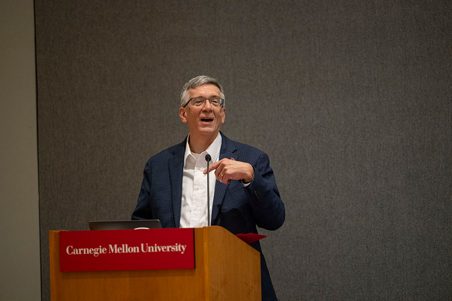 Provost Jim Garrett giving remarks at GAAD 2026