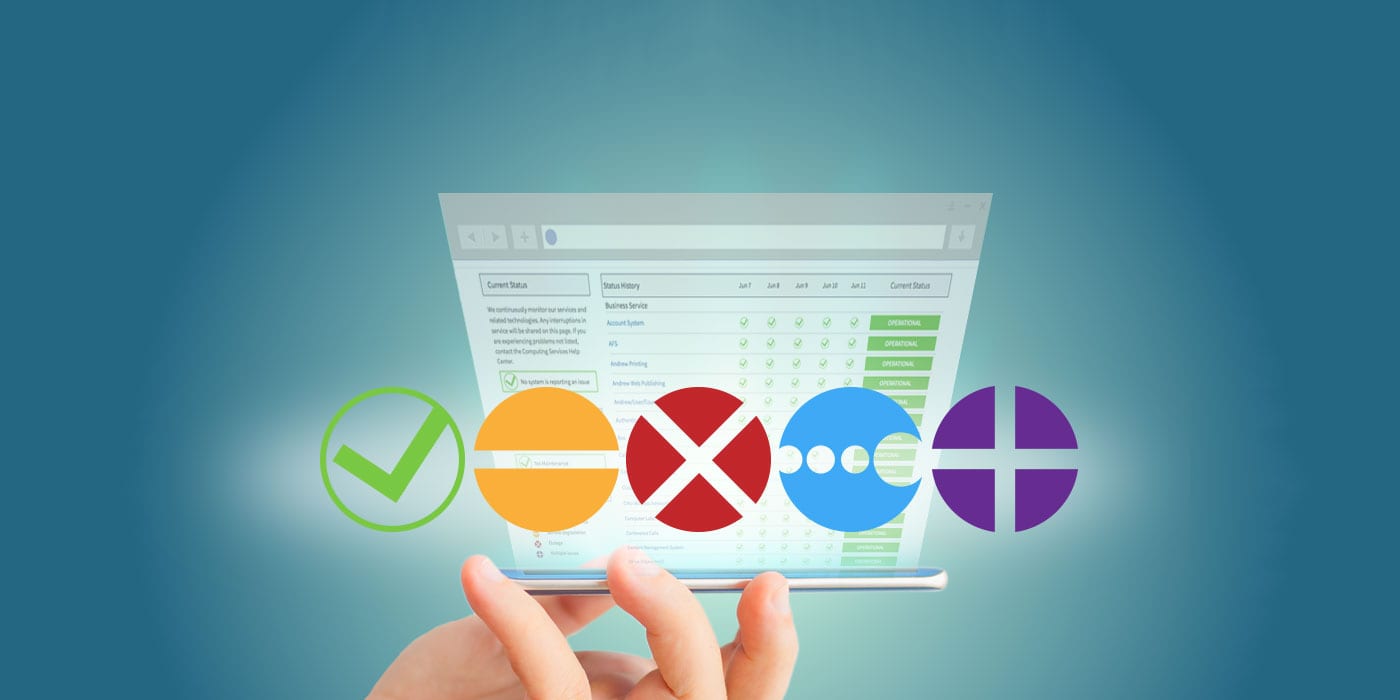 See computing-related service status in real-time.